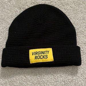 Virginity Rocks Ribbed Beanie